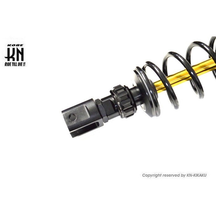 RCB 395-400mm 減衰調整リアショック【VSシリーズ】プレミアムブラック