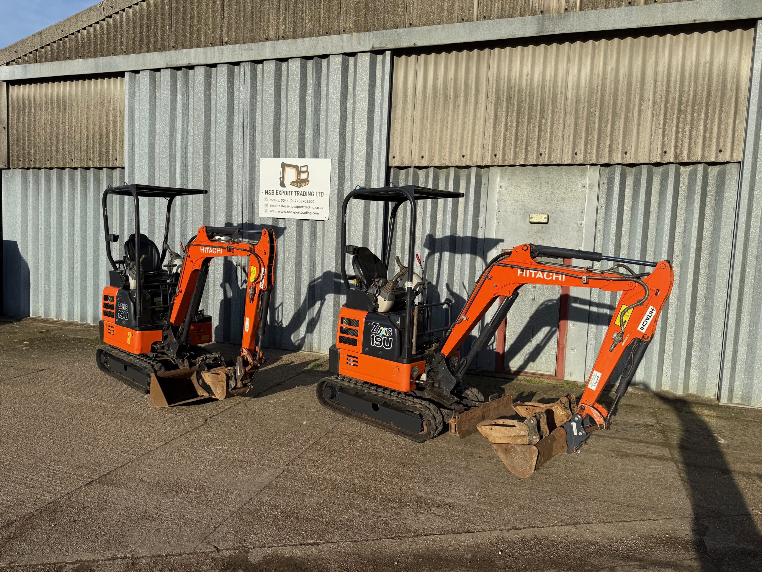 Hitachi ZX19 U Year 2018 - N&B Export Trading