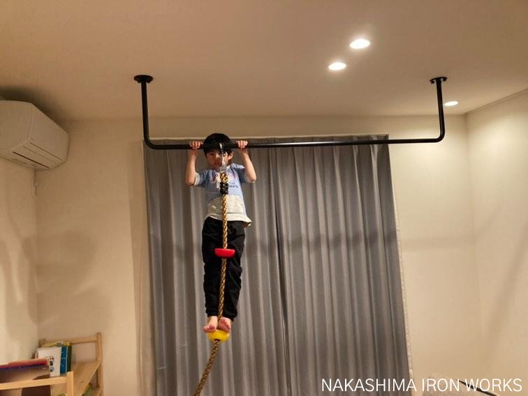 うんてい 自宅 懸垂バー 室内雲梯 遊具 子供 大人 アイアンバー 物干し