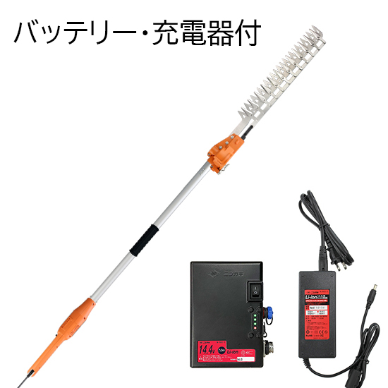 ニシガキ工業株式会社 / 太丸バリカン充電式 1.6M（バッテリー・充電器付）