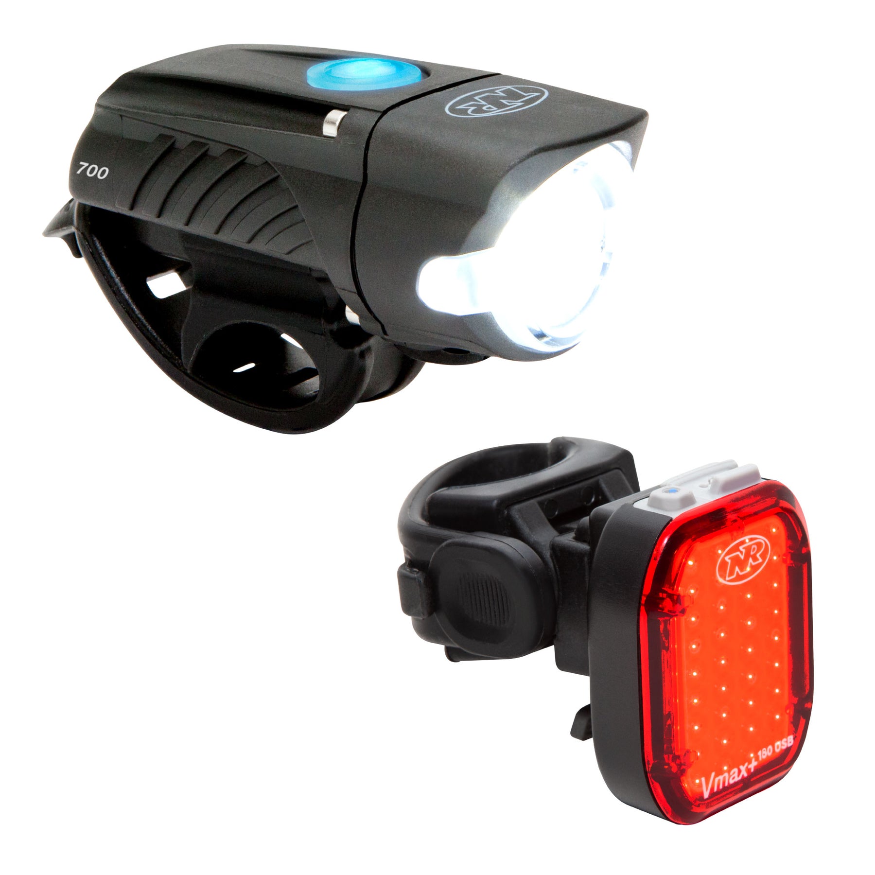 Swift™ 700 and Vmax+™ 180 Bike Front and Rear Light Combo Set