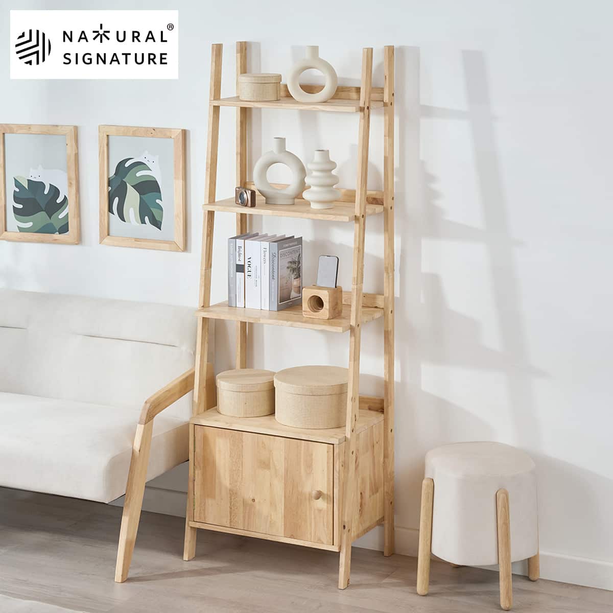 NATURAL SIGNATURE】天然木 オープンシェルフ | ニトリネット【公式