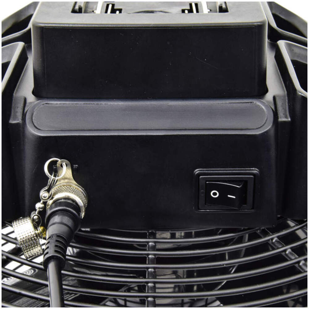 日動工業株式会社｜マルチチェンジャー内蔵AC/DC兼用充電ファン 風迅