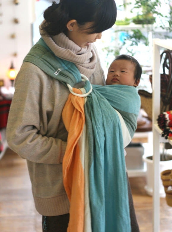 あっきースリング オレンジミント | スリングならnicoBaby【公式】