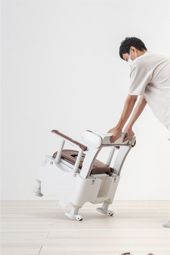 ポータブルトイレ FX-30 ”らくゾウくん” 標準・快適脱臭 アース