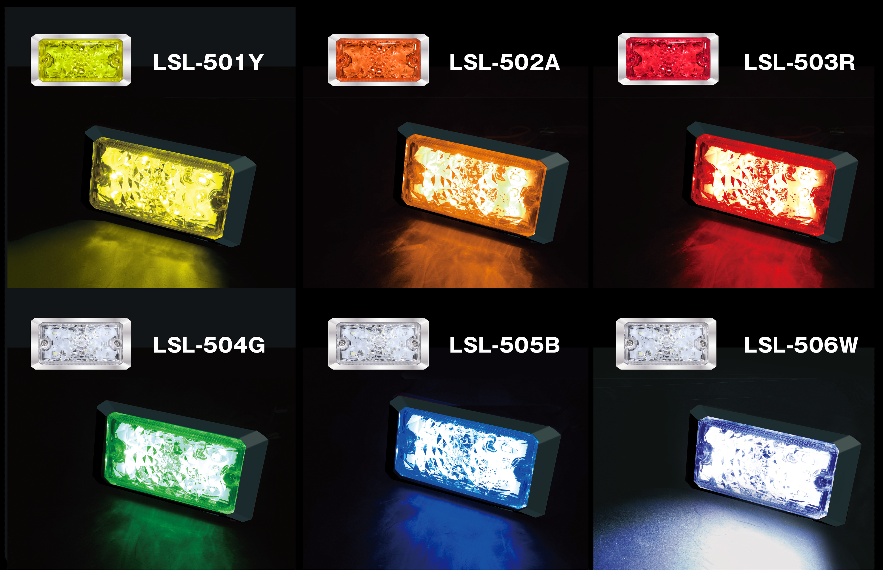 JB激光 LED角BIGマーカー 赤 12/24V共用｜製品情報｜日本ボデーパーツ