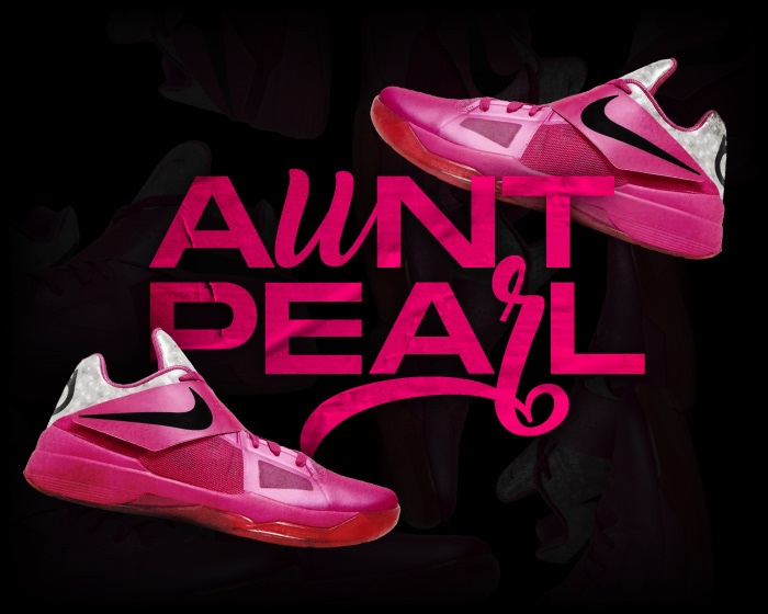 Nike KD 4 Aunt Pearl Is Why We'll Wear Pink Every Day!