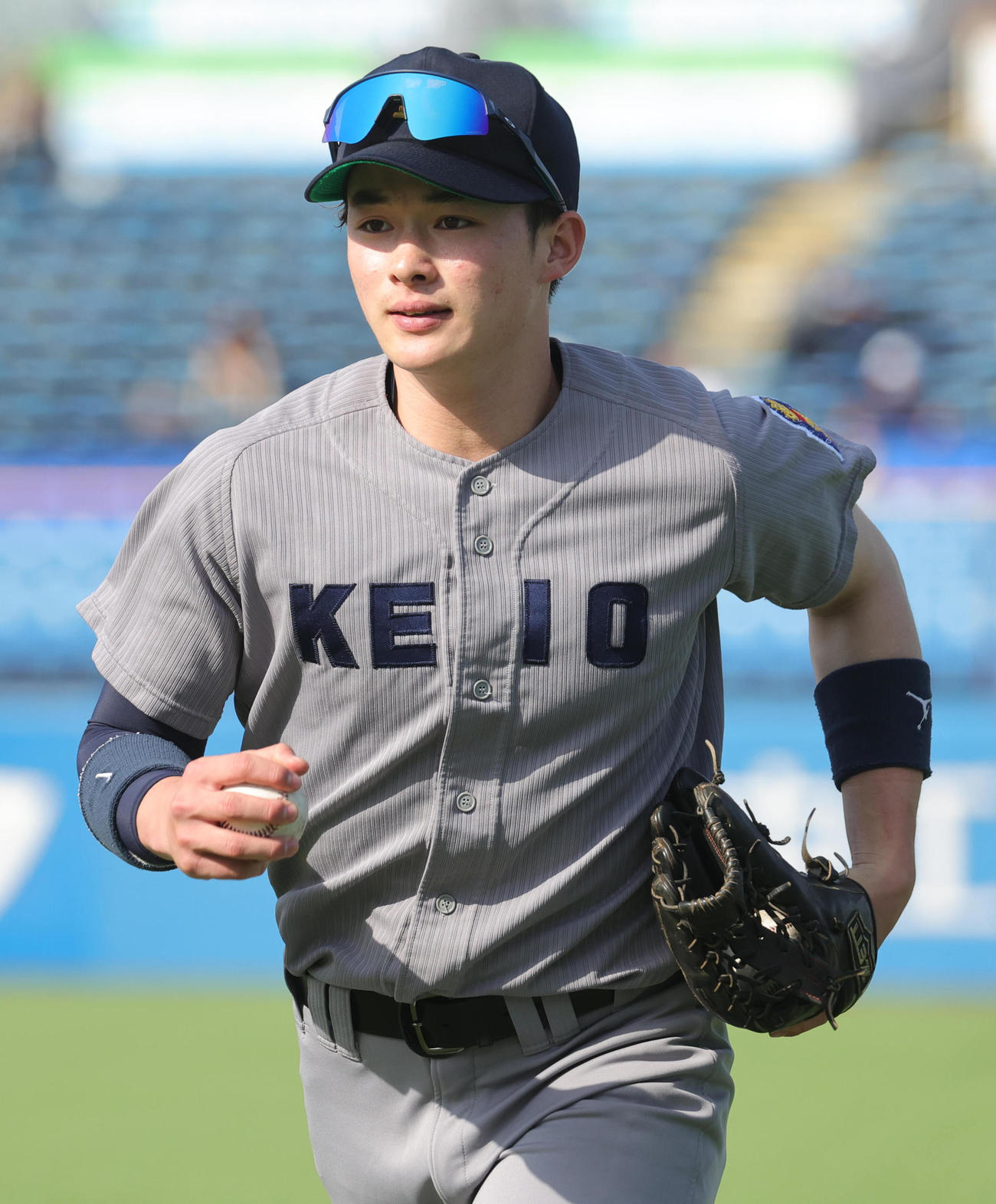 慶大・丸田湊斗、リーグ戦初打席初安打で“大学デビュー“ 慶応高で昨夏