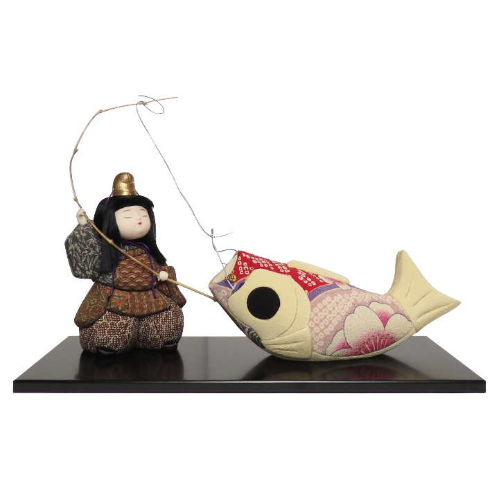 木目込人形 五月人形 鯉釣り【人形堂】