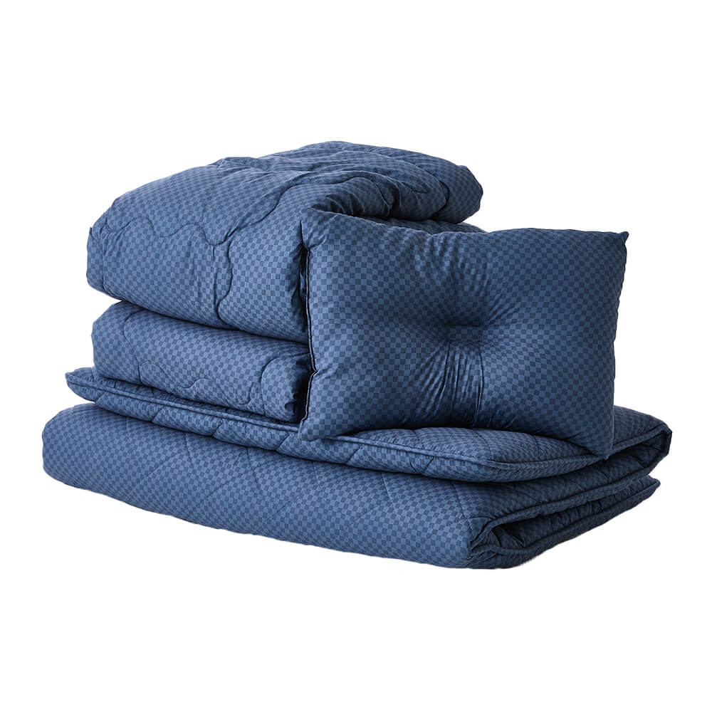 洗える 寝具4点（合掛けふとん・肌掛けふとん・敷きふとん・まくら