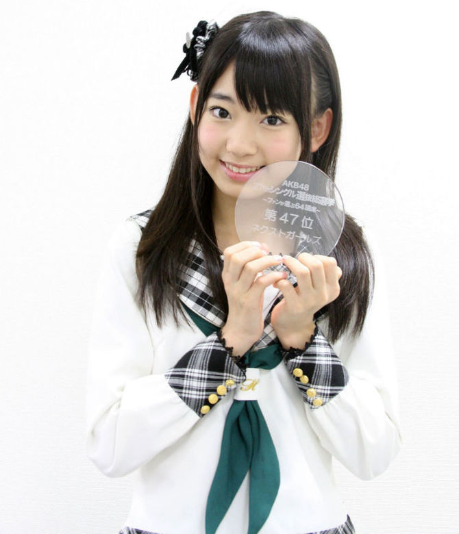 初めて参戦したAKB48選抜総選挙で47位に入った宮脇咲良。帰福後にソロ