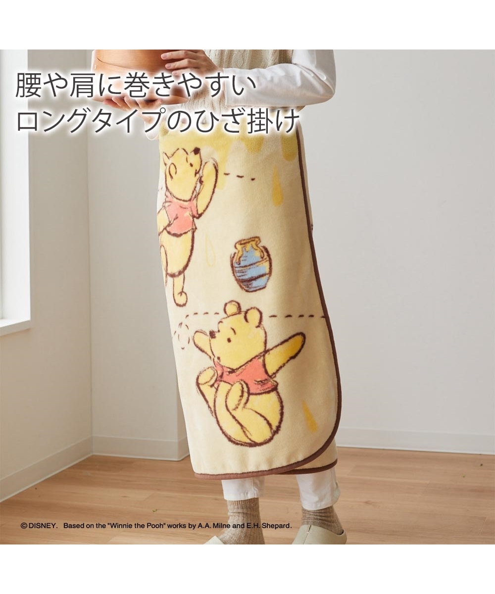 ふんわりフランネルひざ掛け くまのプーさん「ハニードリップ」 通販