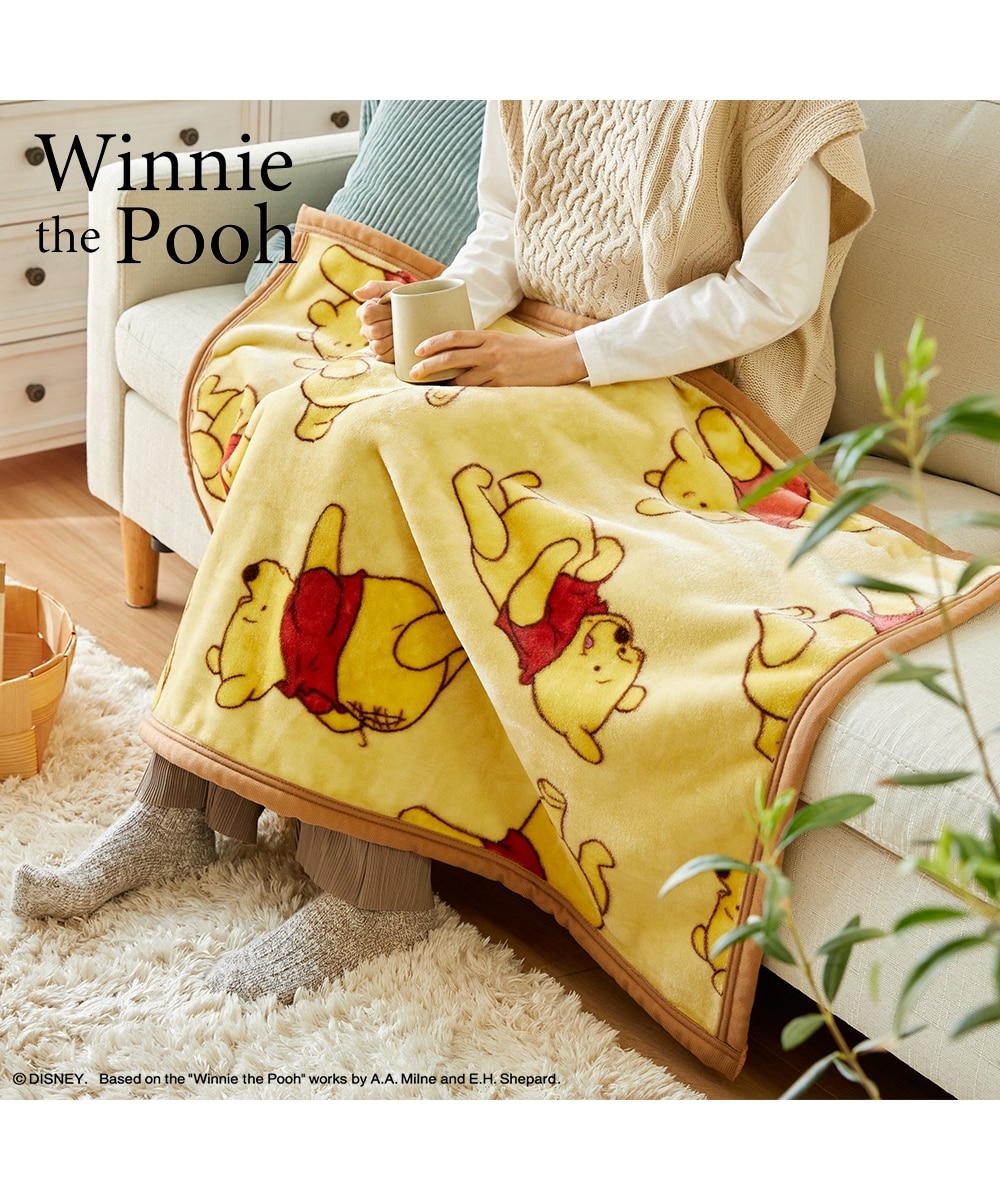 ふんわりフランネルひざ掛け くまのプーさん「プー/スタンド」 通販