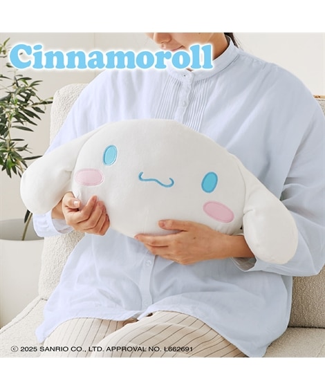 フェイス型もちもちクッション|シナモロール 通販【ニッセン】