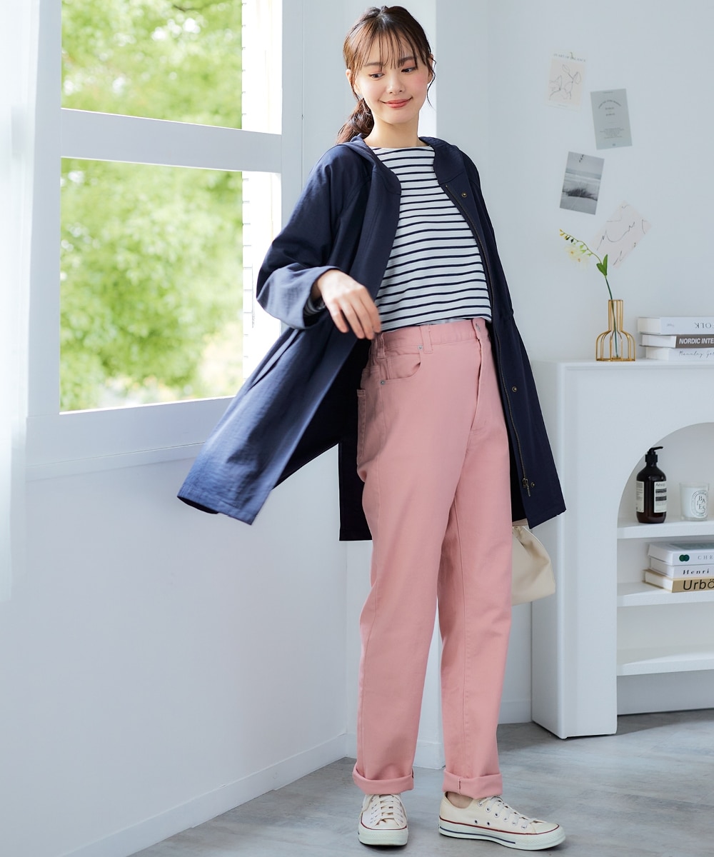 大きいサイズ キテ楽ミドル丈モッズパーカーコート 通販【ニッセン】