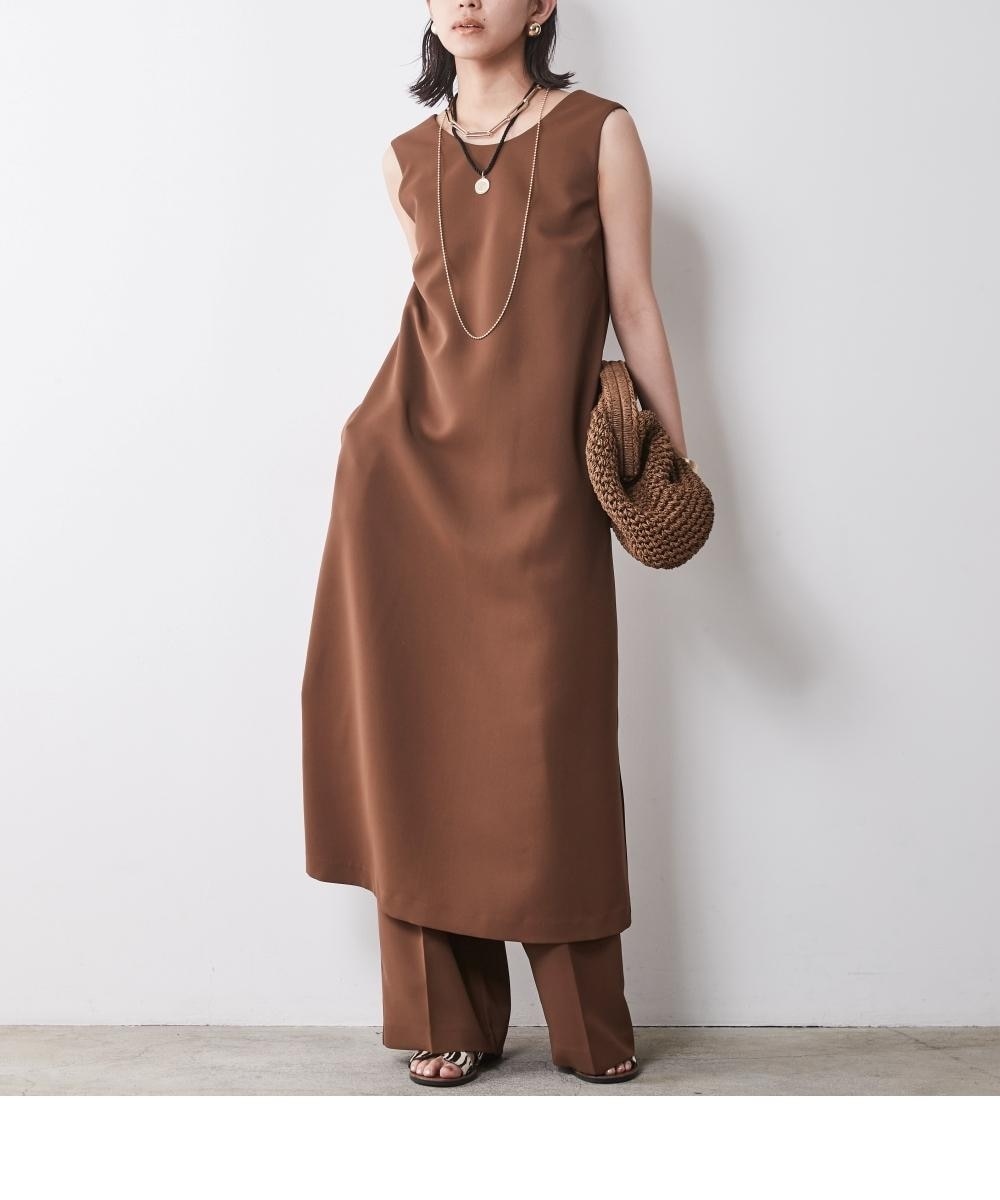 大きいサイズ＞ノースリーブワンピース シックスタイル 通販【ニッセン】