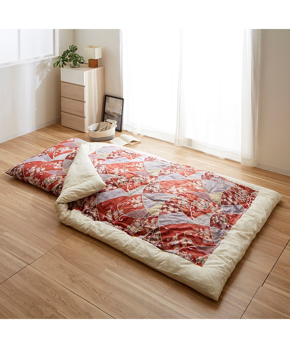 日本製】昔ながらの綿混和綴じ掛敷布団セット 通販【ニッセン】