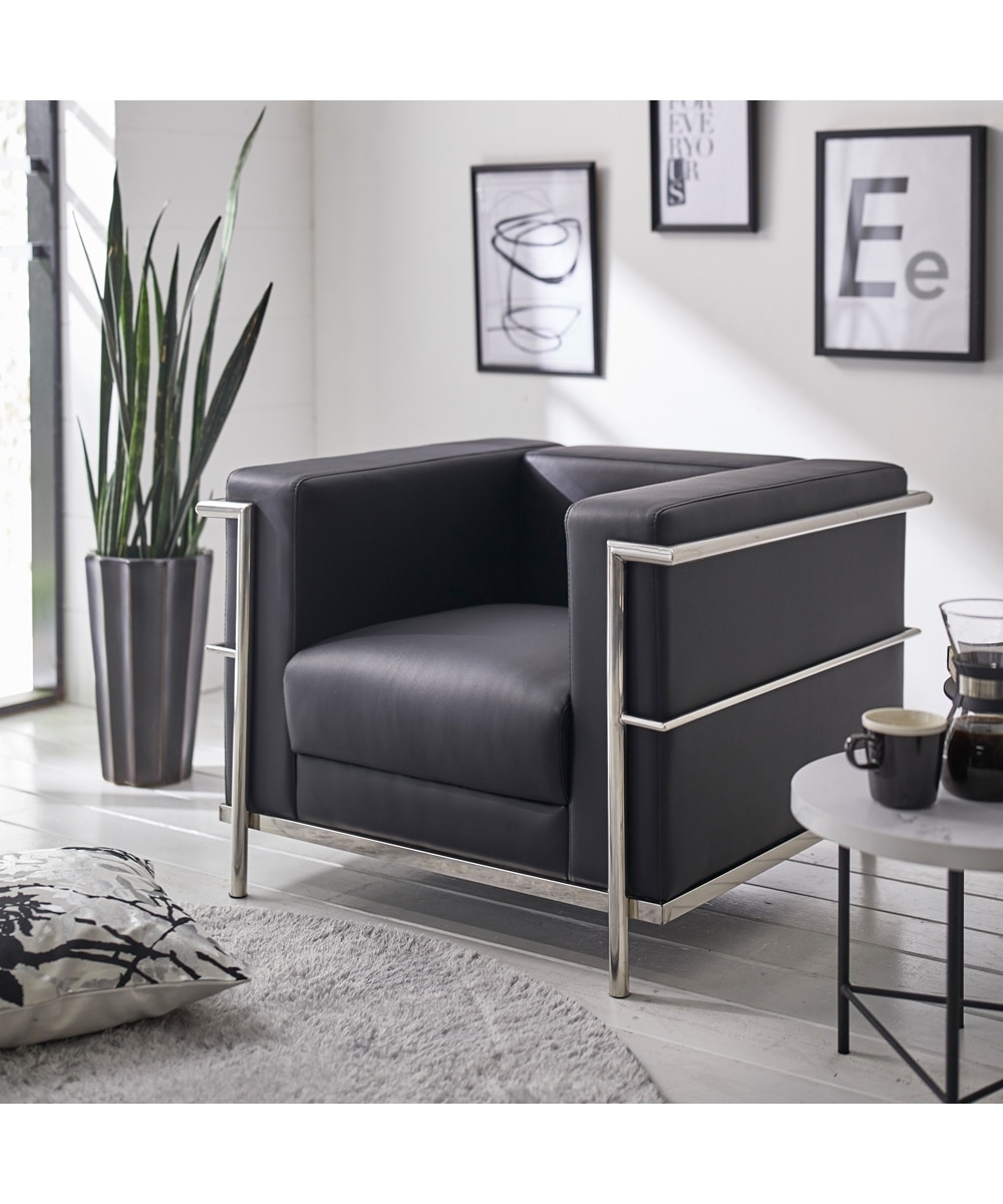 1人掛け]ソファ｜コルビュジェ デザイナーズ 合皮 通販【ニッセン】