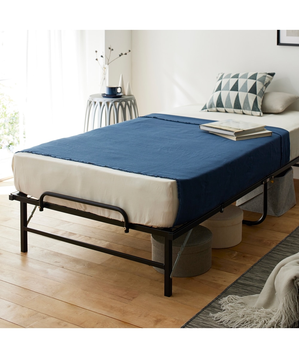 完成品】折りたたみ式パイプベッド 通販【ニッセン】