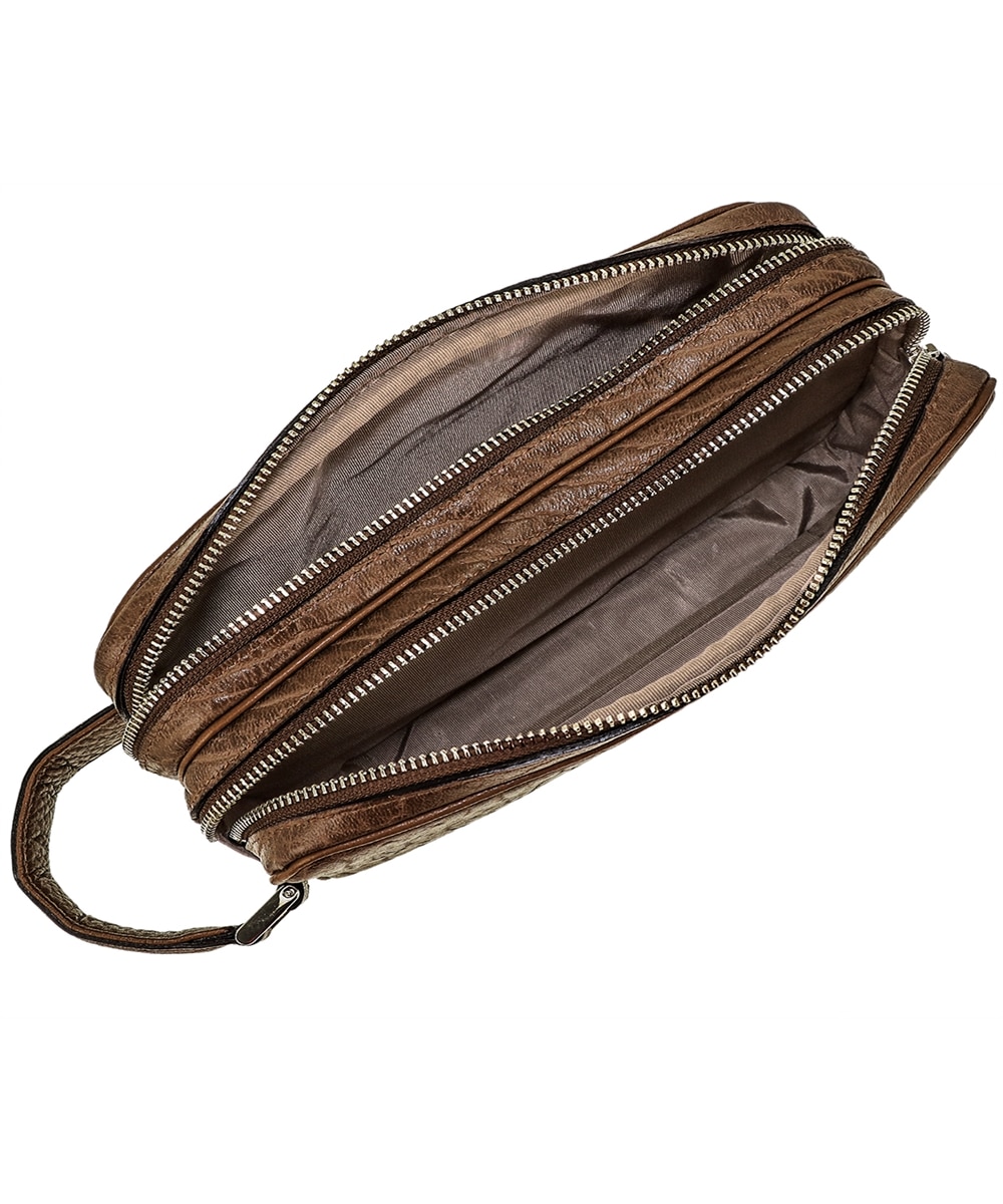 CROIX ROYAL シールレザー（アザラシ）メンズセカンドバッグ 【CRAB261