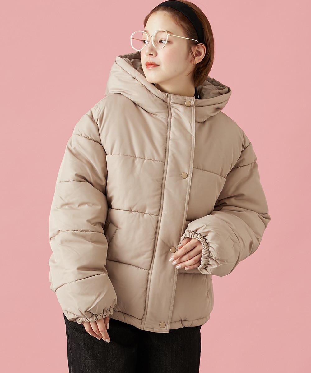 フード付き中綿ジャケット＜Le temps riche＞ 通販【ニッセン】