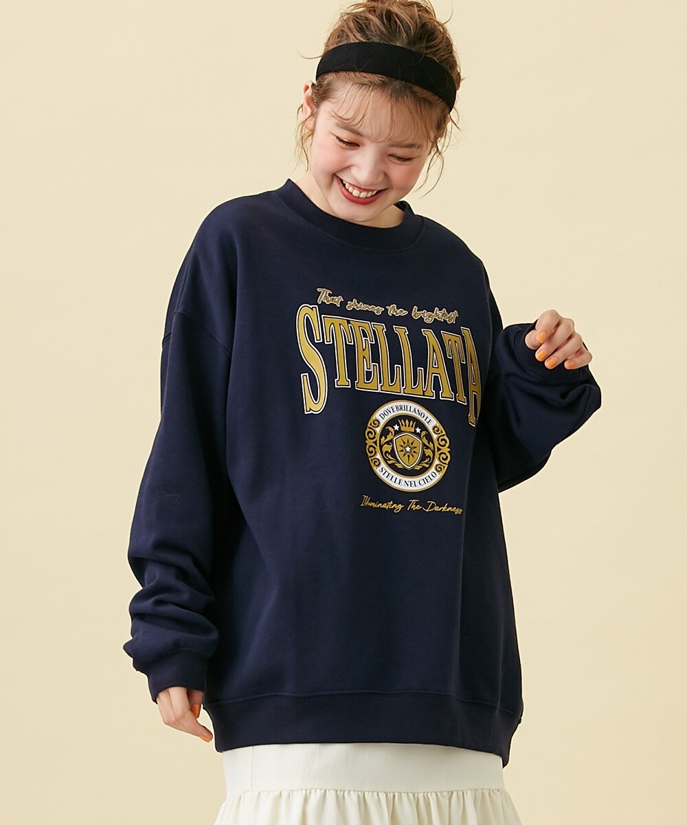 裏起毛】カレッジ風ロゴスウェット ＜Le temps riche＞ 通販【ニッセン】