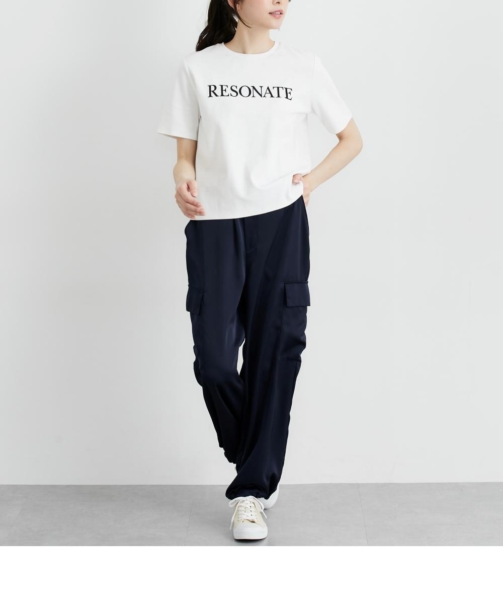 サテンパラシュートパンツ＜大きいサイズ有＞【OtonaSMILE】 通販