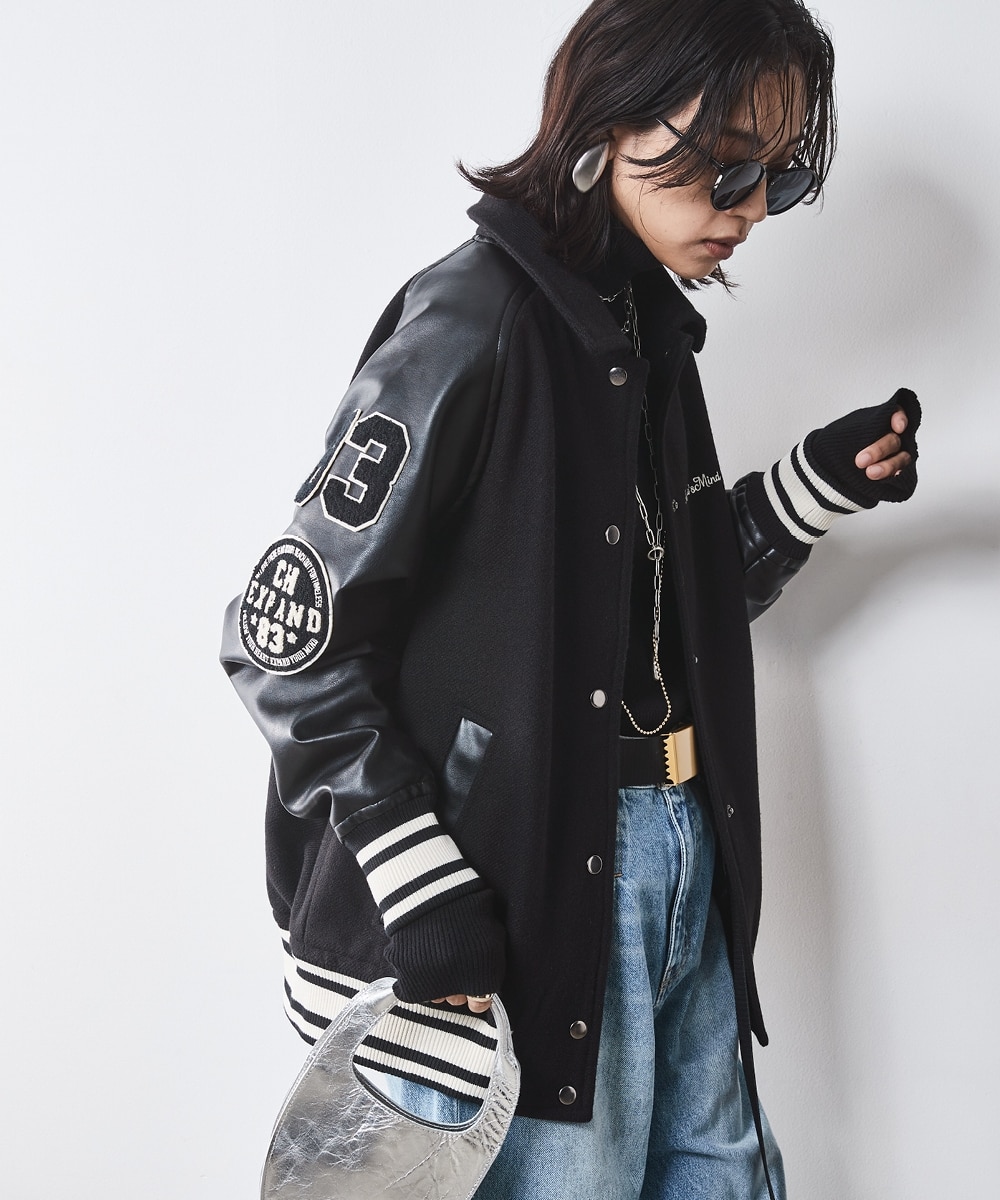 スタジアムジャンパー＜大きいサイズ有＞シックスタイル 通販【ニッセン】