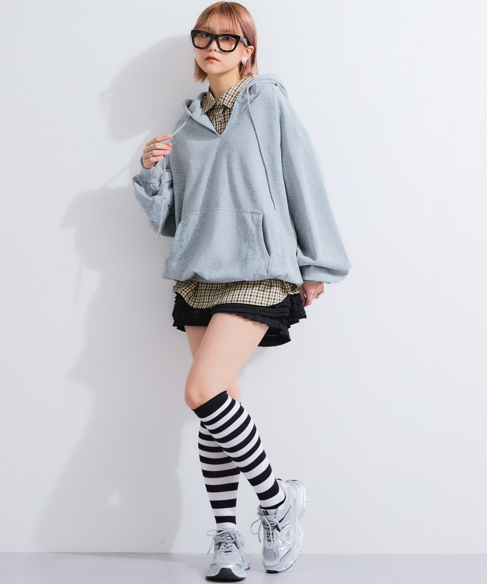 スリットデザインスウェットパーカー 通販【ニッセン】