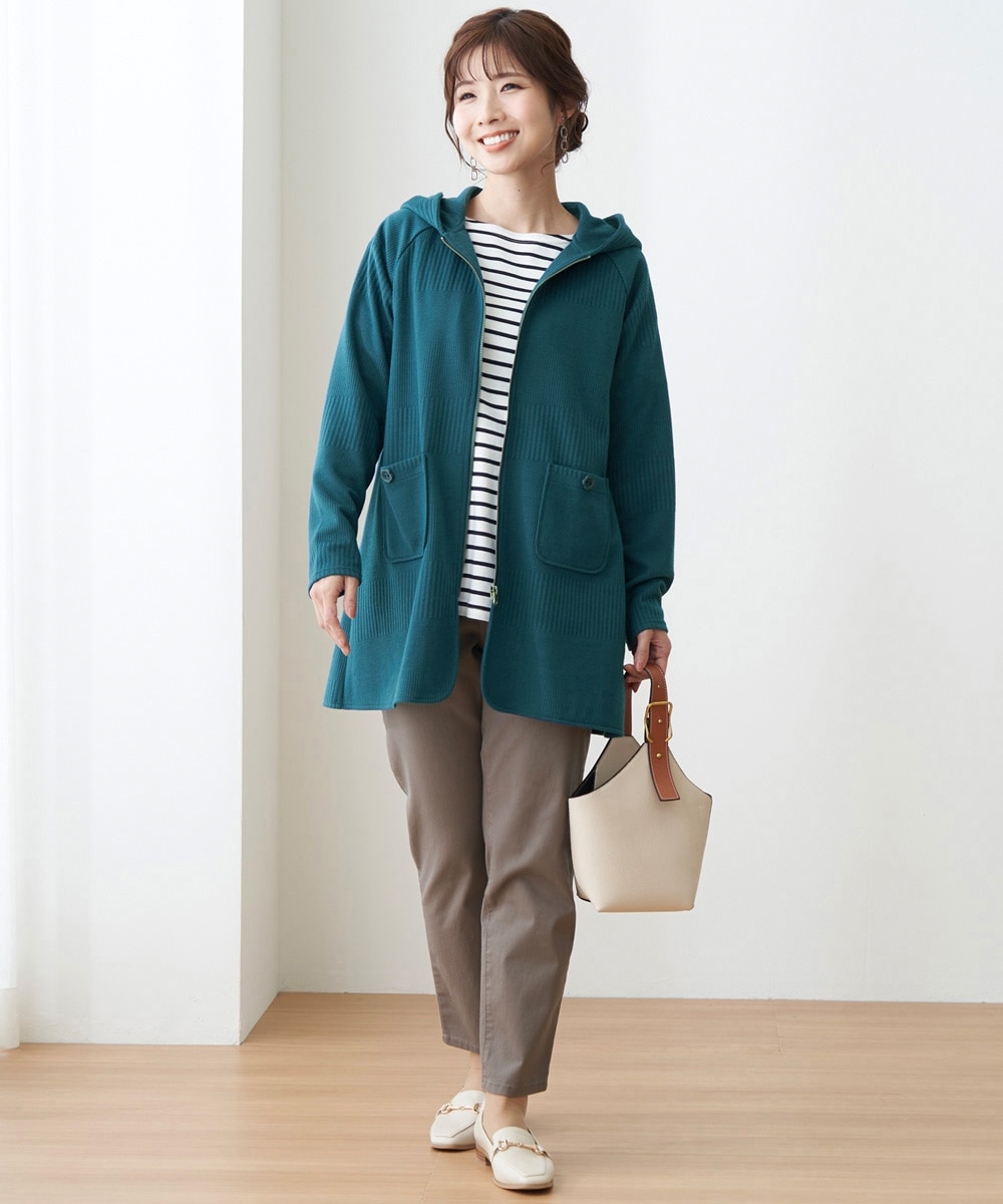 ジップアップパーカーコート 通販【ニッセン】