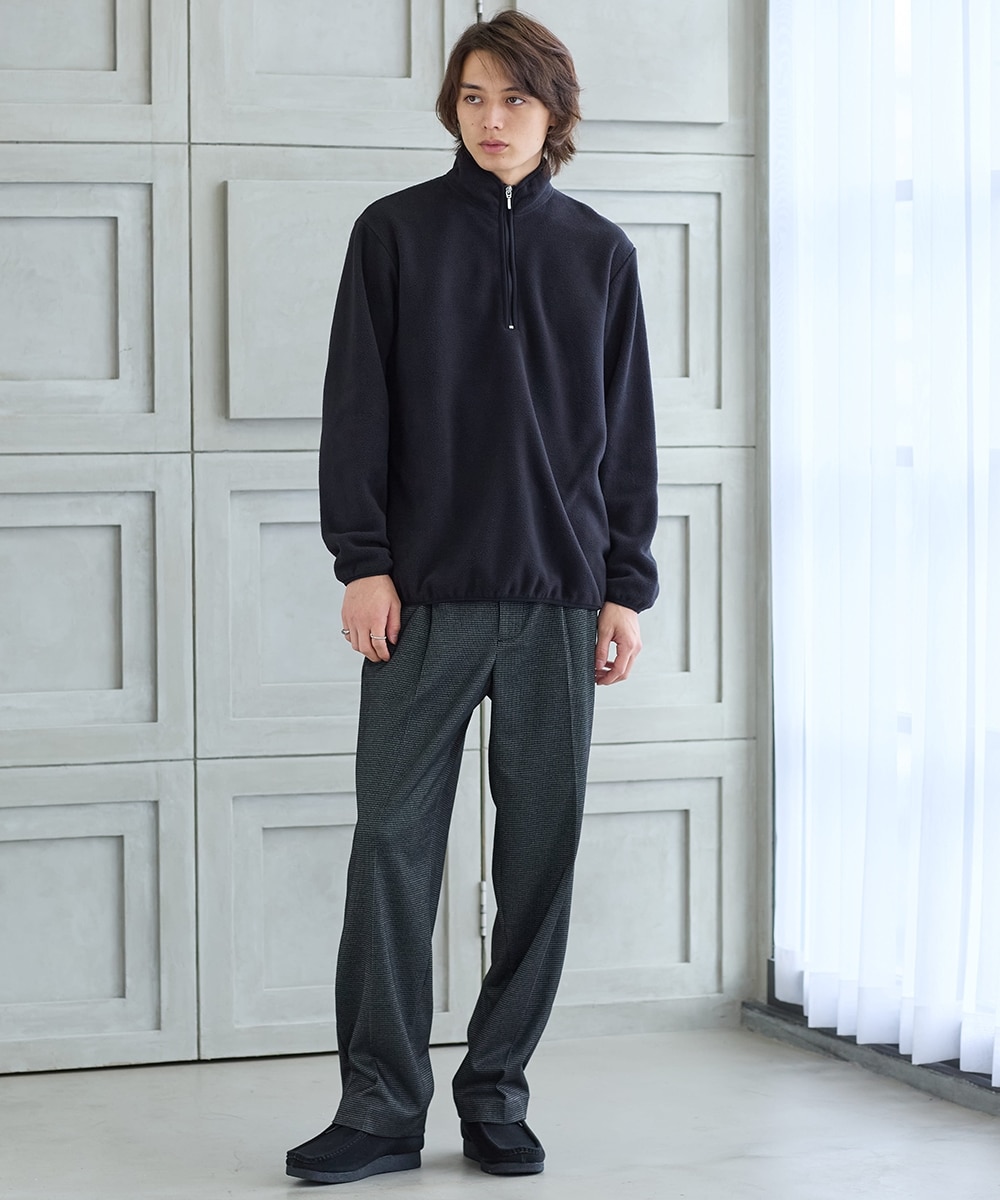 フリースハーフジップトレーナー【大きいサイズ有】 通販【ニッセン】