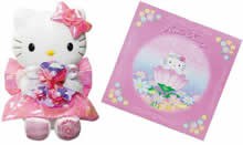 新たな慶祝用電報台紙「キティちゃんメモリアルボックス」、「キティ