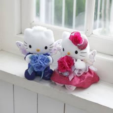 新しい慶祝用電報台紙「キティちゃん（フェアリー）」「ディアダニエル