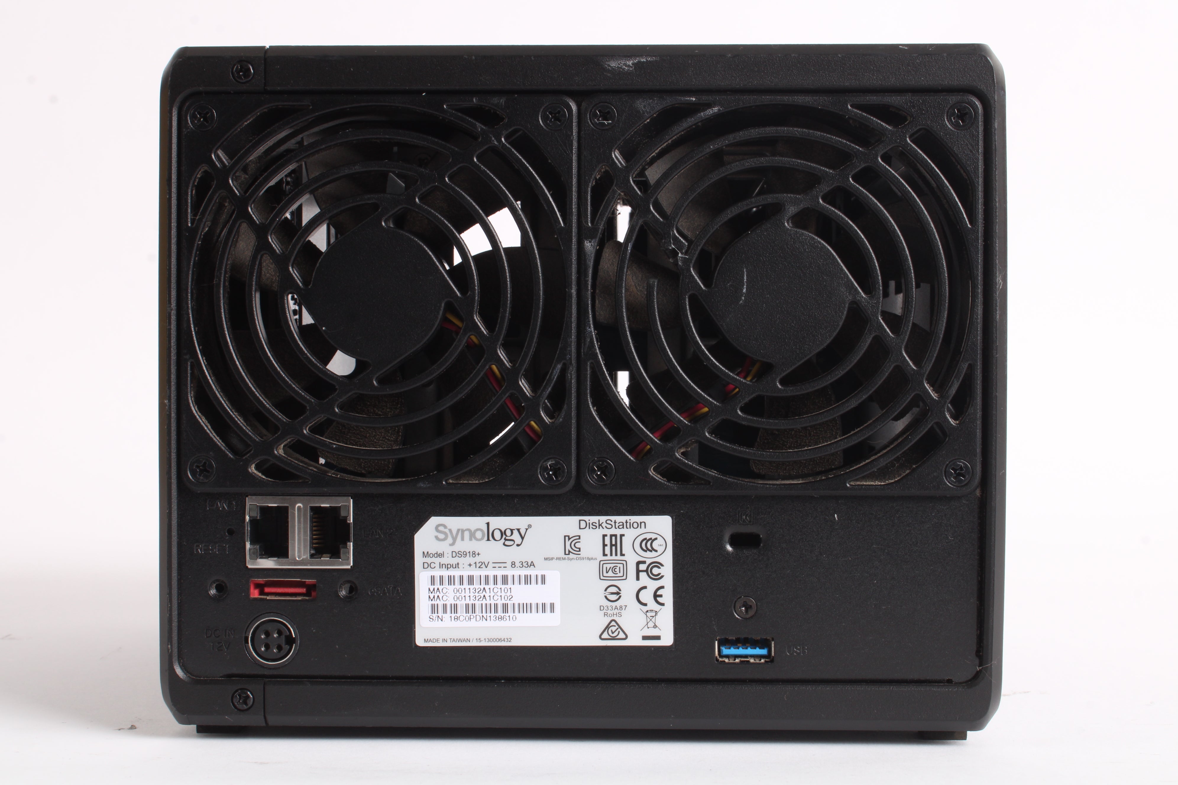 Synology DS918+ DiskStation 4-Bay NAS with Quad-Core CPU for