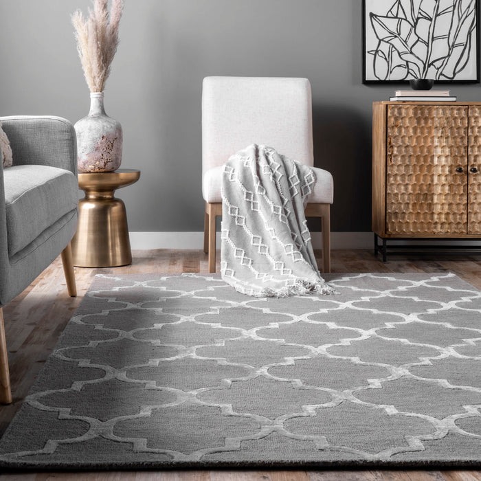 Hand Tufted Park Avenue Trellis Area Rug — nuLOOM