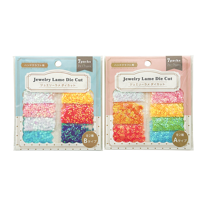 ジュエリーラメ ダイカット7P | 文具・玩具・日用雑貨・輸入卸販売