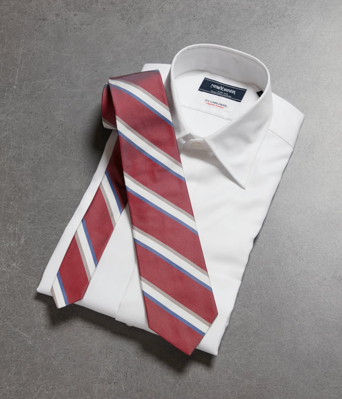 Setidea シャンブレーカラーストライプ ネクタイ(15902001-2024