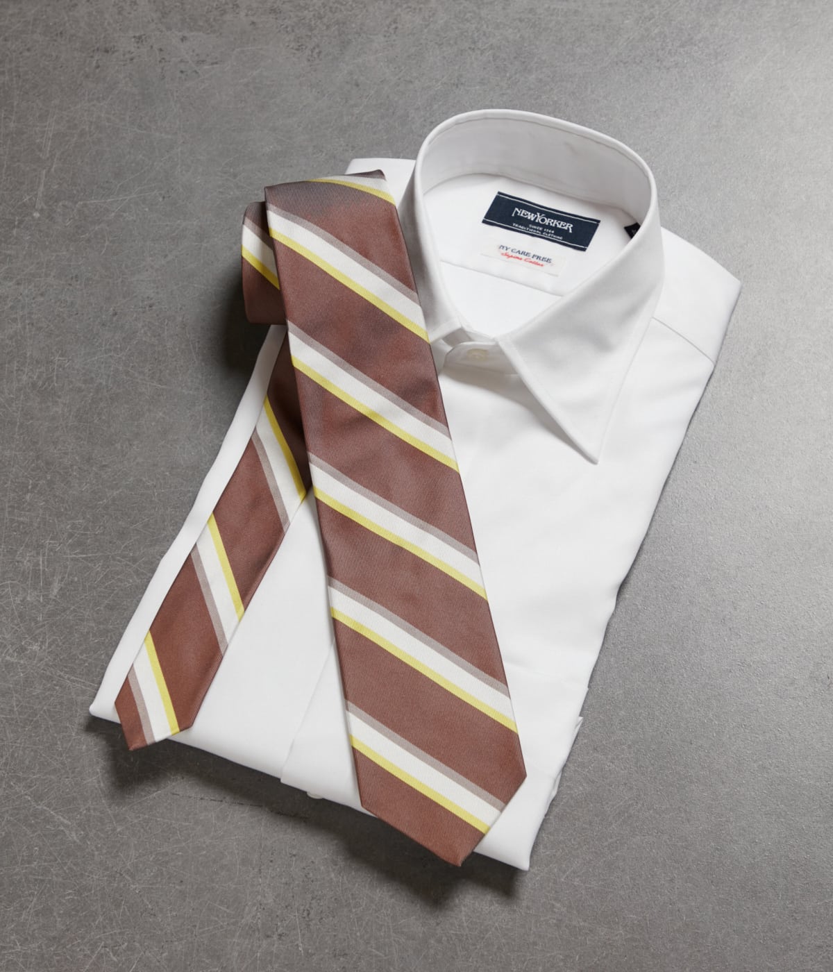 Setidea シャンブレーカラーストライプ ネクタイ(15902001-2024