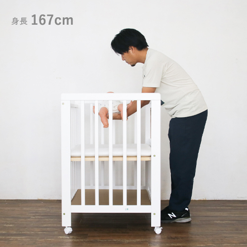 キャンペーン】ミニベビーベッド あわイロ (Select brands) / O-BABY.net