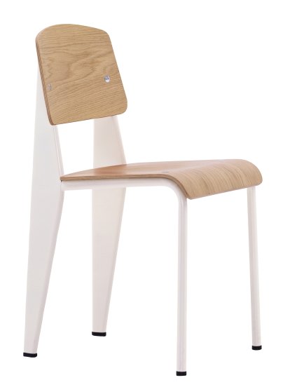 Standard Chair, Base ecru/Seat, back natural oak | Vitra | by Jean