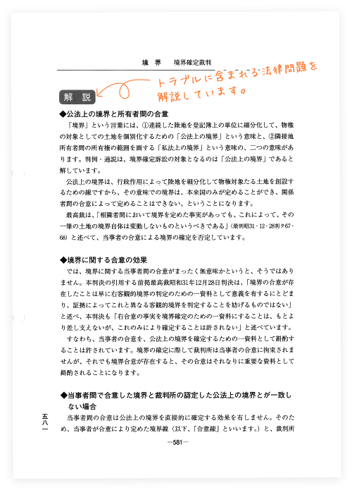 事例式 境界・私道トラブル解決の手引｜商品を探す | 新日本法規WEBサイト