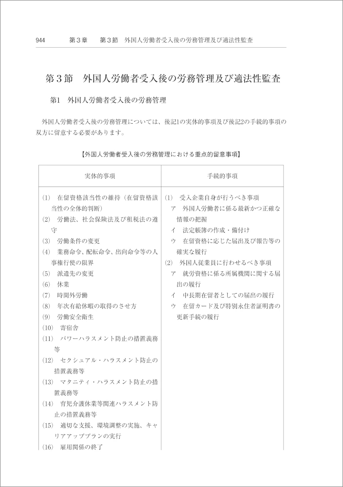 詳説 入管法と外国人労務管理・監査の実務－入管・労働法令、内部審査