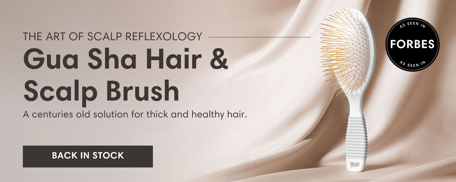 Gua Sha Hair & Scalp Brush – Snow Fox Skincare