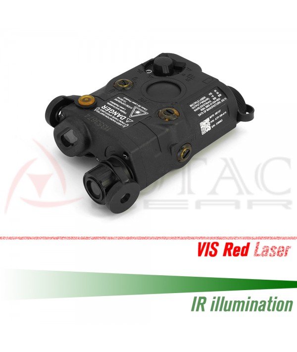 SOTAC PEQ-15 IR Laser Sight & VIS Red Laser & IR Illumination Black