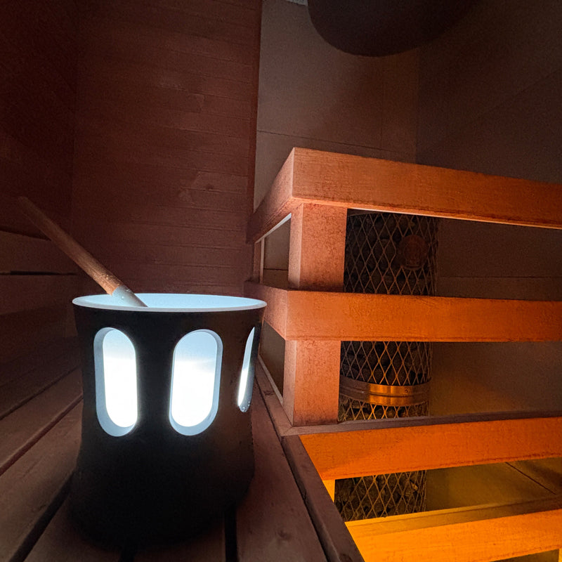 サウナ室で使えるスピーカー付きバケット【ZONE】 – Sotoburo | テント