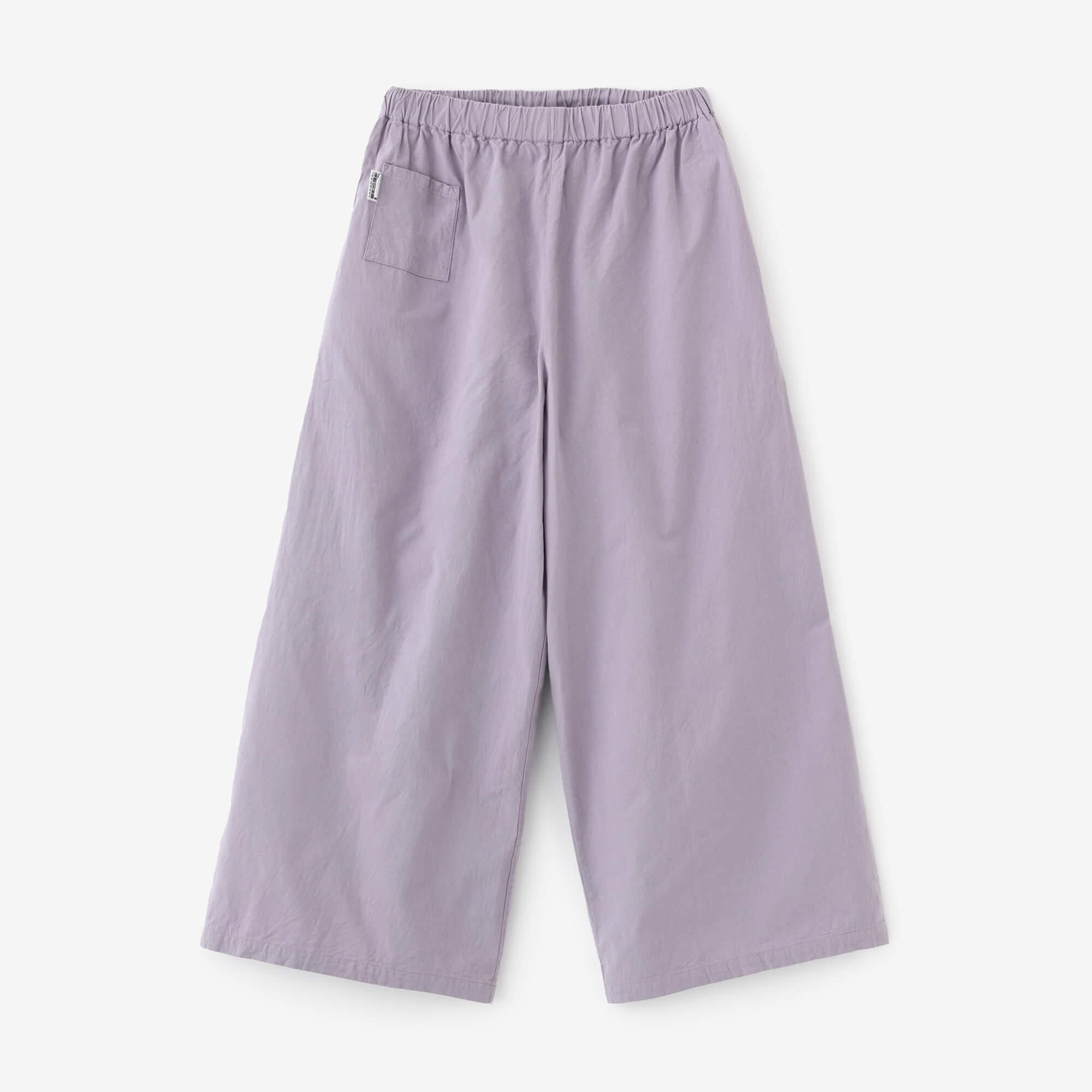 伊勢木綿 20/20 広形（ひろなり）もんぺ／半分縞（はんぶんじま） 生白