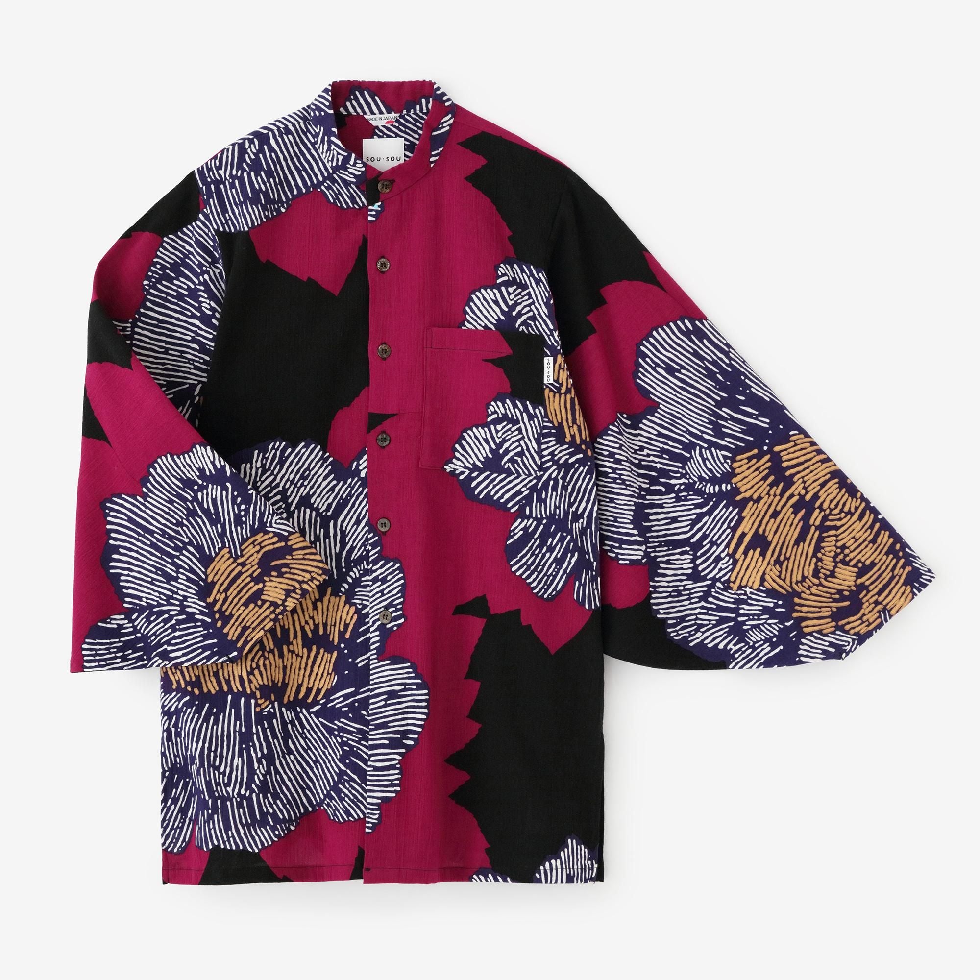 ツイード 薙刀長草衣（なぎなたながそうい）／雲間に（くもまに）菊と