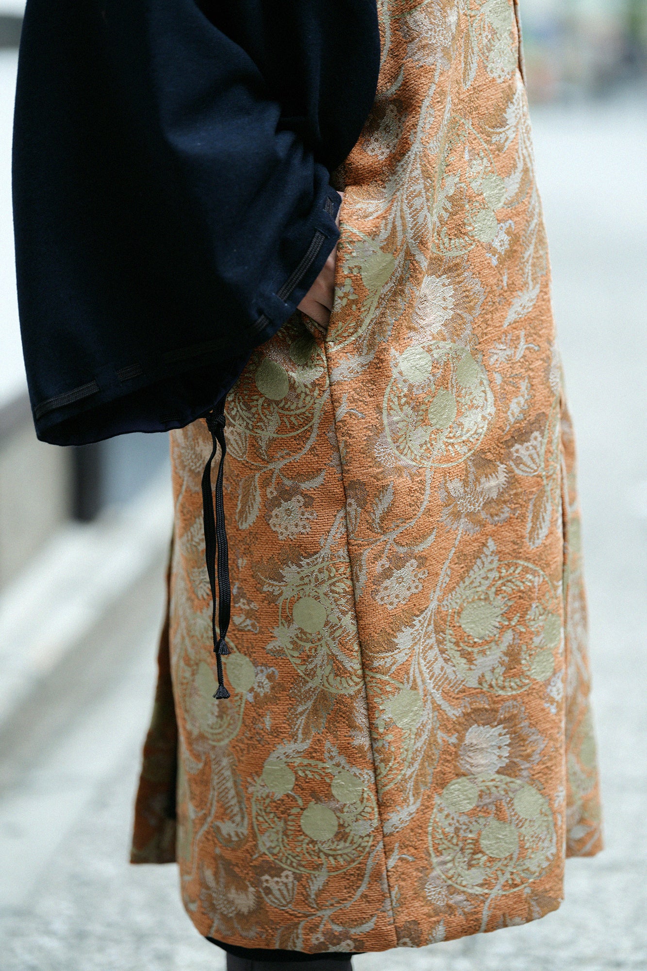 ゴブラン 長陣羽織（ながじんばおり） 袷（あわせ）／草紋（そうもん）