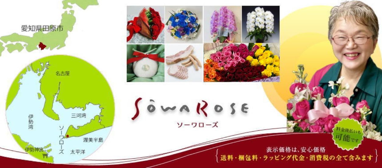 特定商取引法｜バラ生産量日本一の愛知県、渥美半島のバラ園