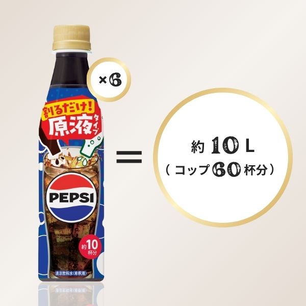 ソーダストリーム SodaStream / 【炭酸水と割って自分好みで】ペプシ